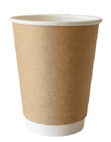 Coffee Cup Double Wall Kraft 350ml