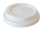 Coffee Cup Sip Lid White 250ml